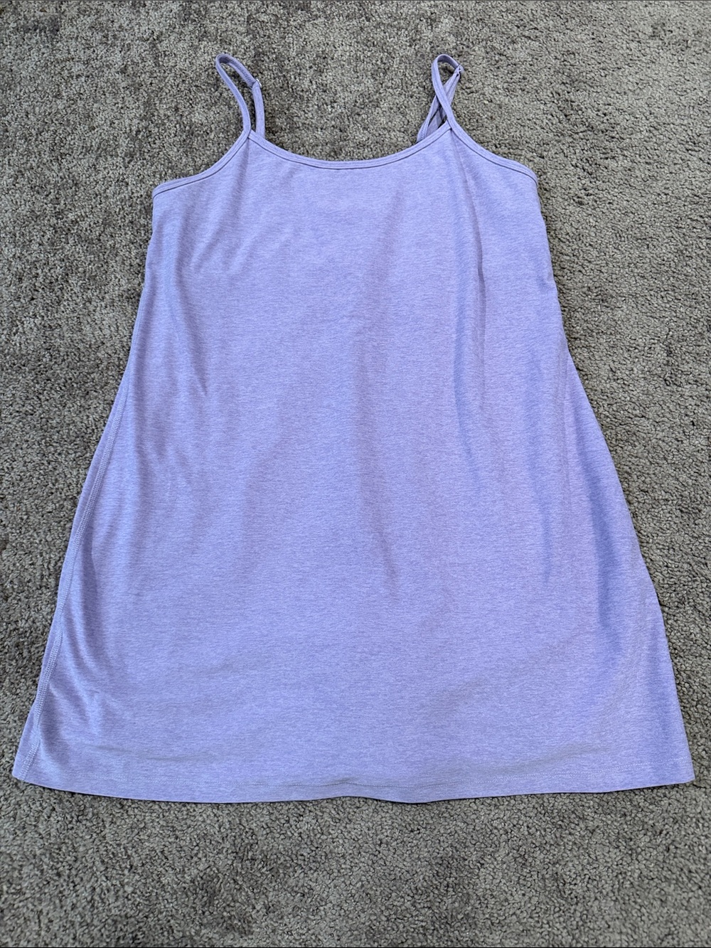 Beyond Yoga Lilac Essence Mini Dress with Shorts